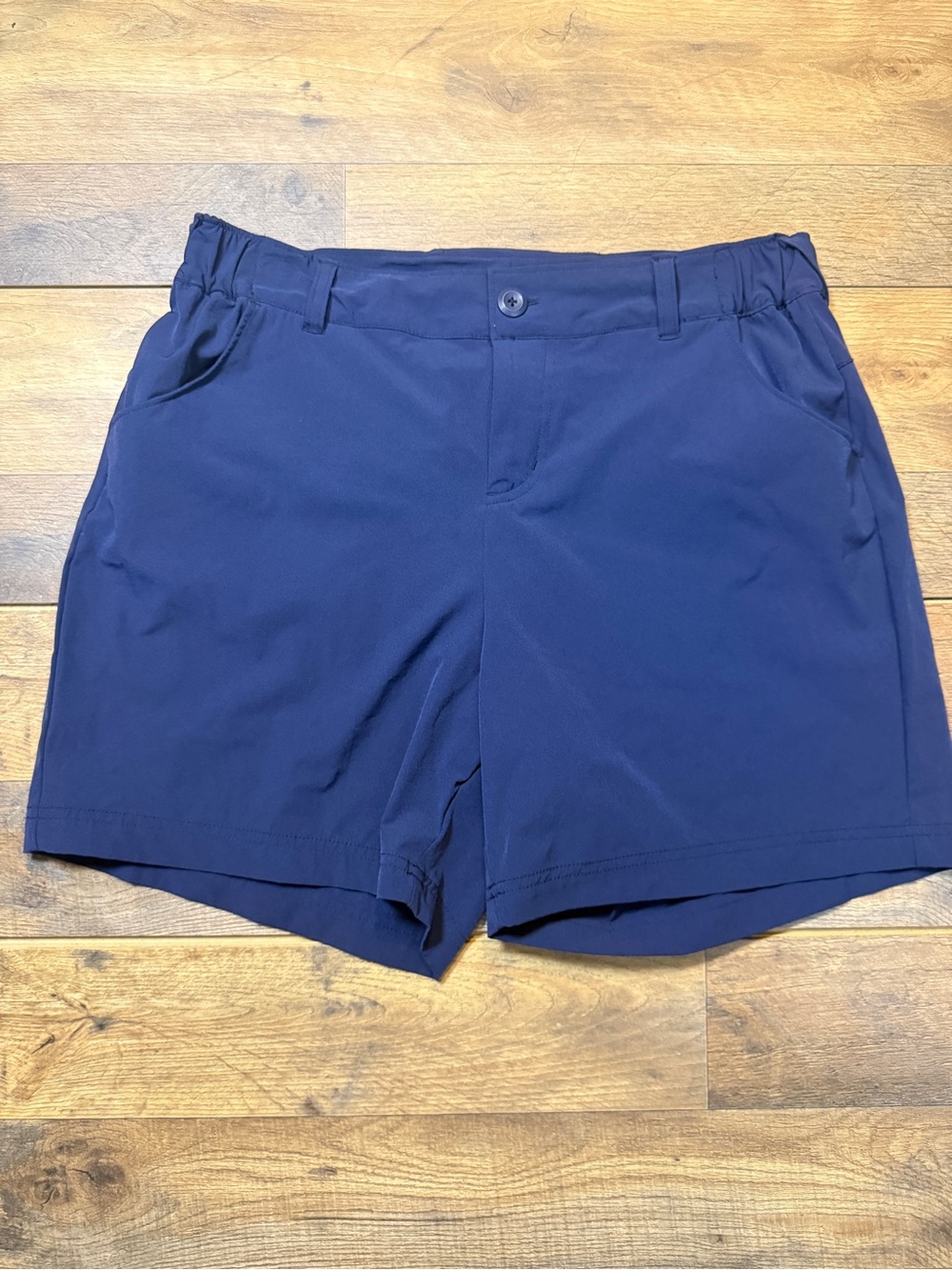 Columbia PFG Navy Blue Fishing Shorts Women's Size 12 - Picture 2 of 11